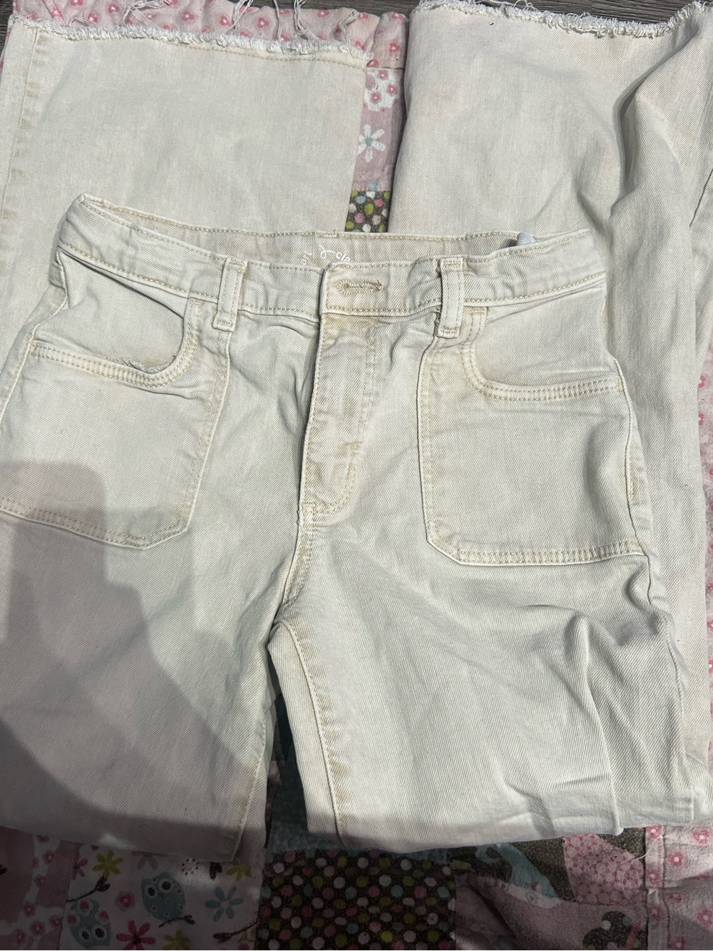 art class Cream Girls' Jeans